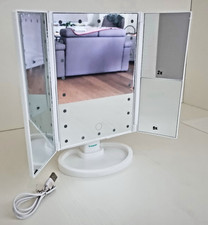 Specchio da trucco con luci led Beper da tavolo ingrandimento per make up Usb