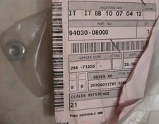 Honda Dado Esagonale 8mm DAX 50/C50/CUB90/C70 Cod.9403008000