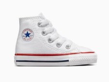 CONVERSE ALL STAR CHUCK TAYLOR SNEAKERS ALTA BIMBO/A 7J253C BIANCO