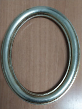 Cornice IN LEGNO MDF OVALE 048MO ARGENTO MECCA largh.3 H.2.7 BATT.1 CM