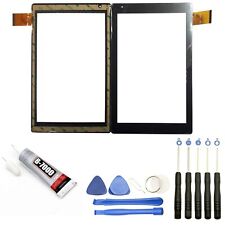 VITRE ECRAN TACTILE  POUR ARCHOS 101B OXUGEN HXD-1076 NOIR + OUTILS+ COLLE