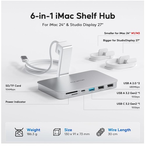 Accessori imac hub - hub, c