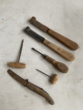 Lotto Attrezzi Calzolaio Maniscalco Vintage Epoca Collezione 