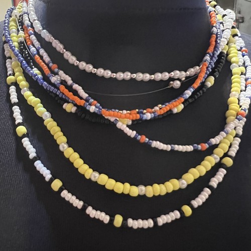 Collana girocollo strati di - collana,