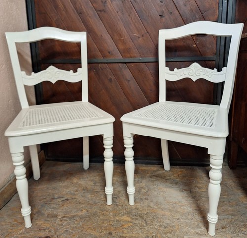 Coppia sedie laccate - sedie,