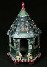 Hand-Painted Wood Reindeer