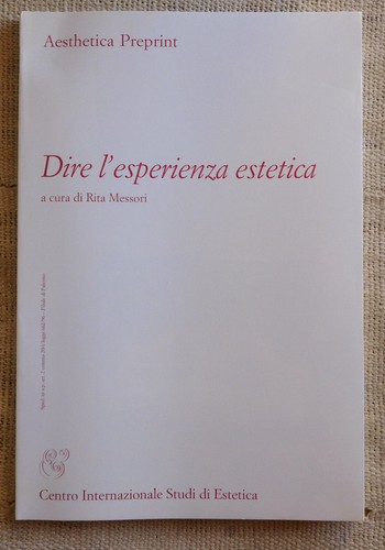 Dire esperienza estetica a - estetica,