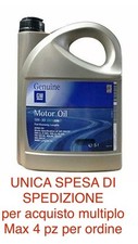 Olio Motore Opel GM 5w30 5 Lt.         €6,48 X Litro Acea C3 Dexos2