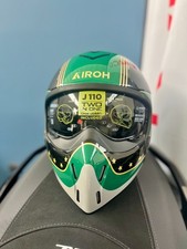 J1C3 Casco jet/integrale Airoh J110 Command Mint Green Gloss - Taglia M