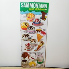 Insegna tabella gelati - tabella,