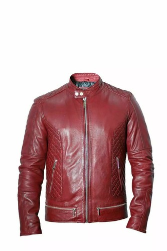 Giacca motociclista rossa - giacca, da