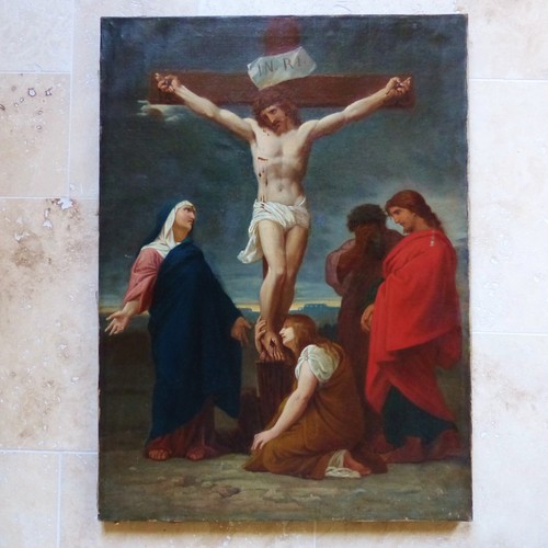 Grande dipinto religioso - dipinto,