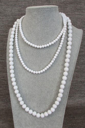 Collana perle bianche - collana, di