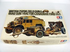 TAMIYA MM144 KIT 1/35 1:35 25PDR PISTOLA DA CAMPO E TRATTORE QUAD