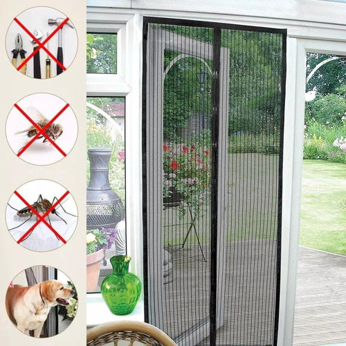 Magnetic fly screen door - fly,