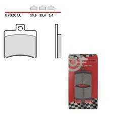 PASTIGLIE FRENO POSTERIORE BREMBO CARBON CERAMIC 07020 APRILIA RS 125 2010 2011