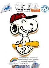 decor patch Snoopy dog Peanuts toppa da cucire vintage comic big baseball soft