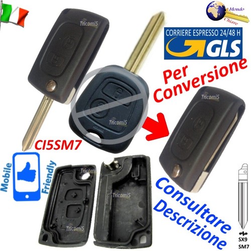 Chiave telecomando guscio - telecomando,