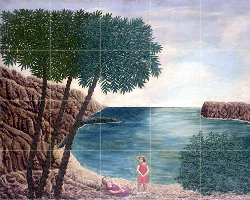 Piastrella bagno art - bagno, marine