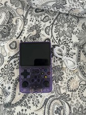 retro game console viola condizioni ottime aperto una volta e mai usato