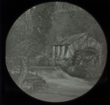 Glass magic lantern slide