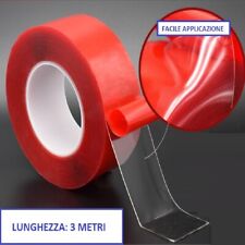 Nastro biadesivo extra forte VHB trasparente 5mm-30mm 3M per montaggio fissaggio