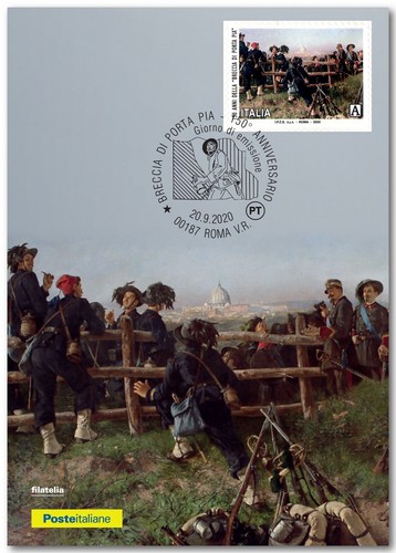 Cartolina filatelica italia - cartolina,