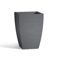Vaso resina quadrato alto - quadrato, h40
