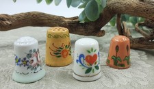 Set di ditali da collezione in ceramica
