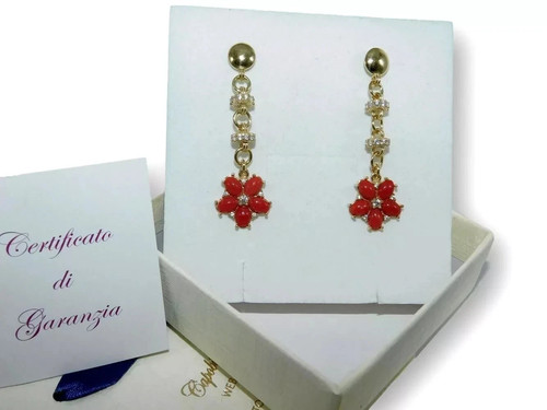 Orecchini donna con corallo - donna,