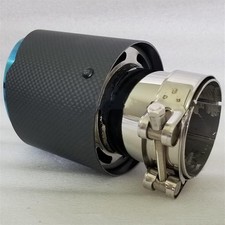 Wilsem Scarico finale in fibra di carbonio in acciaio inox dimensioni: 66-76 mm