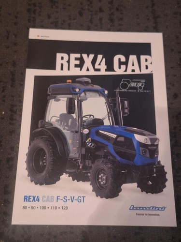 Landini rex4 cab depliant - cab,