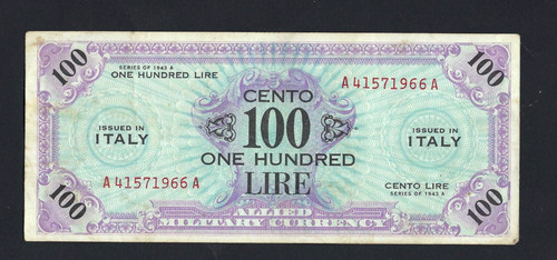 Allied military currency - allied,