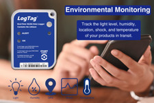 LogTag LT5GEO Localizzazione GPS, Shock, Luce, Umidità e Temperatura Data Logger