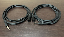 COPPIA CAVI AUDIO CANNON XLR MASCHIO JACK MONO MASCHIO  3 MT. casse mixer