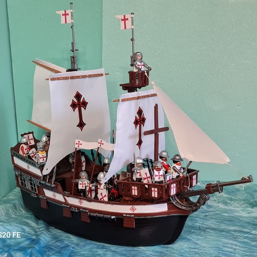 Playmobil custom nave crociata - custom,