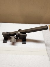 Taglierina a ghigliottina vintage fatta a mano in acciaio - cesoia/tagliabordi da banco resistente...