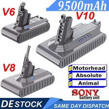 Batteria 9500 mAh per Dyson V6 V8 V10 SV10 Animal Absolute aspirapolvere batteria di ricambio DHL