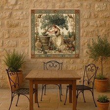 Murale piastrelle ceramica dea