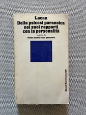 J Lacan - DELLA PSICOSI PARANOICA NEI SUOI RAPPORTI CON LA PERSONALITÀ  - Tesi