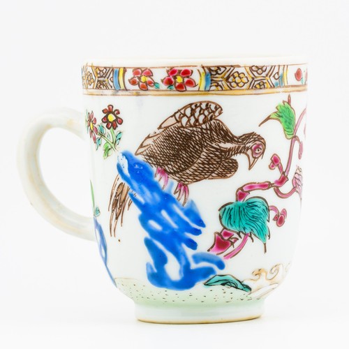 Tazza porcellana cinese manico