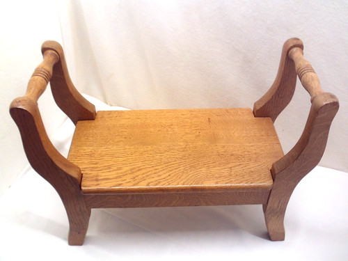 Sgabello legno vintage - in,