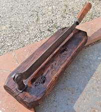 Antico Tagliere Di Legno Con