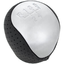 POMELLO LEVA CAMBIO NERO ARGENTO 5+R PER HYUNDAI ELANTRA i30 ix35 KIA CERATO K5