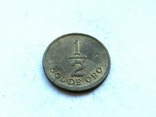 PERÙ 1/2 Sol de Oro 1975