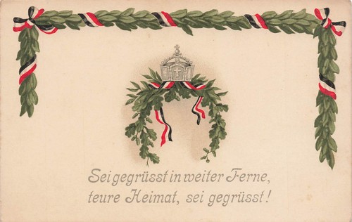 Cartolina ww1 costosa patria - cartolina,