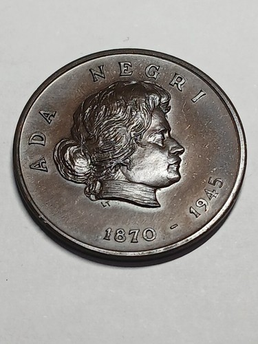 Medaglia 100 ada negri - medaglia, 1970