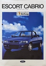 Ford Escort Cabrio depliant