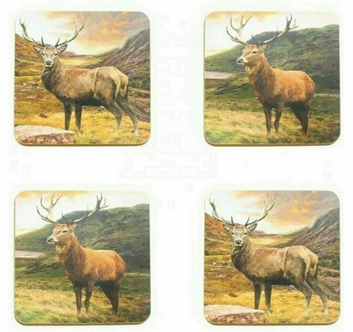 Set sottobicchieri cervo - set, 4