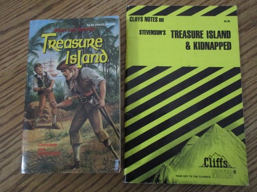 Treasure island book and - island, (book